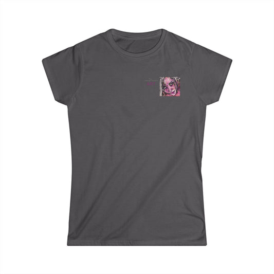 Women's Softstyle Tee - Motiv: Front, Stella, H 6,3 cm