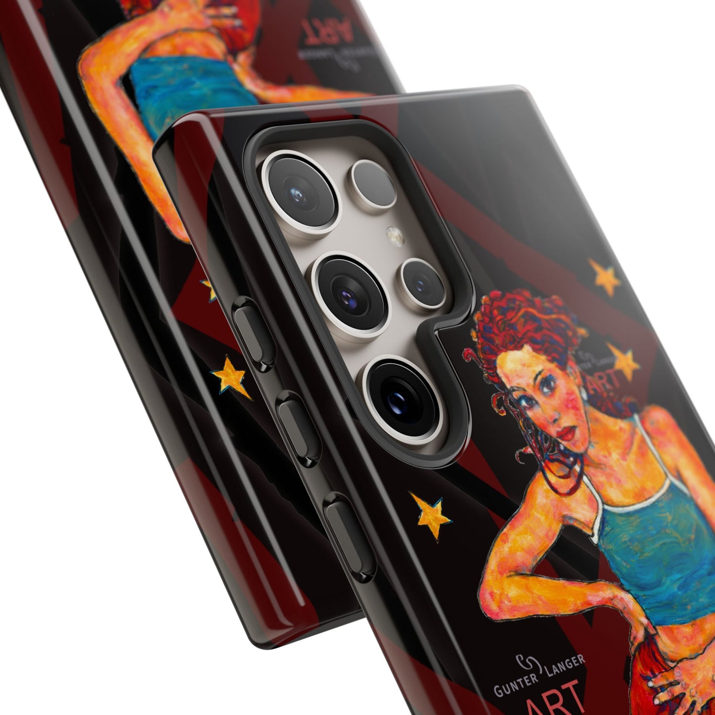 Tough Cases - Google Pixel - Samsung Galaxy - Motiv: Lea, Sternenhimmel, Mikado3