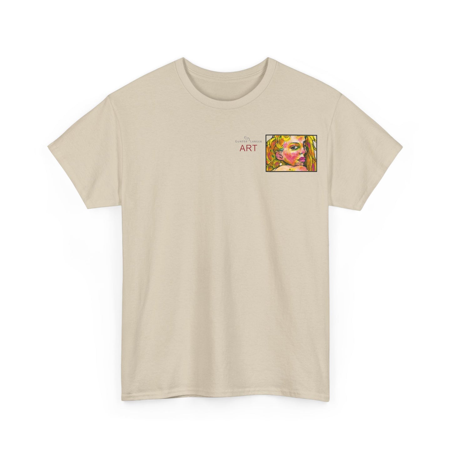 Unisex Heavy Cotton Tee - Motiv: Romina, H 7 cm
