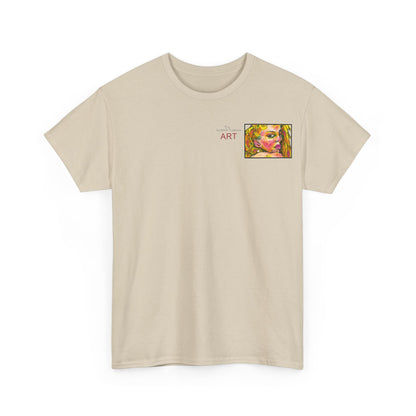 Unisex Heavy Cotton Tee - Motiv: Romina, H 7 cm
