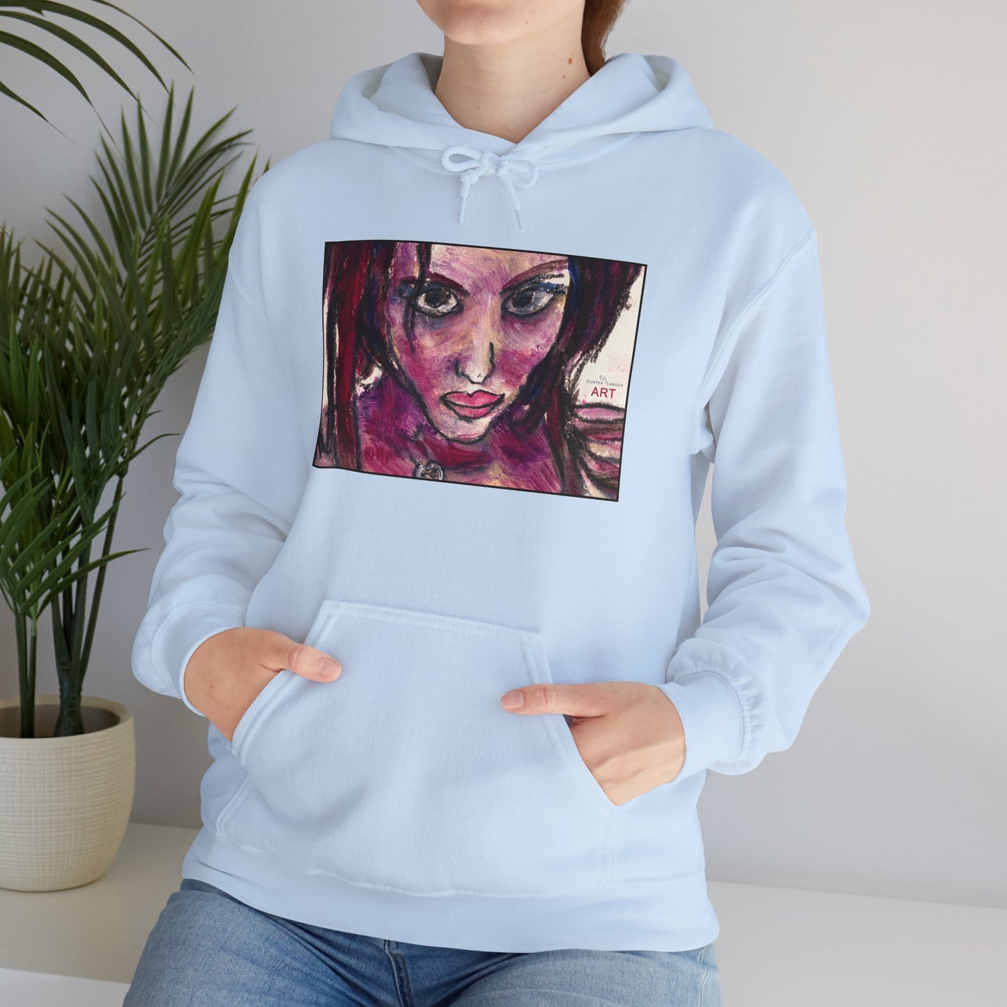 Unisex Heavy Blend™ Hooded Sweatshirt - Motiv Frontseite "Lola", H 19 cm