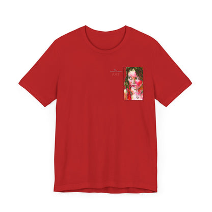 Unisex Jersey Short Sleeve Tee - Motiv: Front Alea (Ausschnitt) & Rückseite  Alea