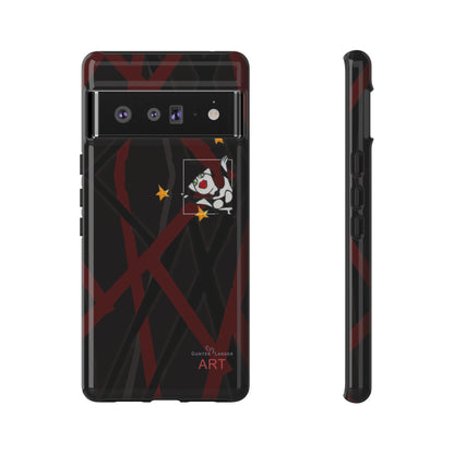 Tough Cases - Google Pixel - Samsung Galaxy - Motiv:  "Miau" klein H 8 cm, Sternenhimmel, Mikado3
