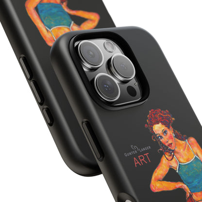 Tough Cases - iPhone - Motiv: Lea, Schwarz