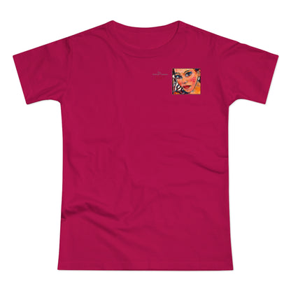 Single Jersey Women's T-shirt - Motiv: Lea, H 7 cm