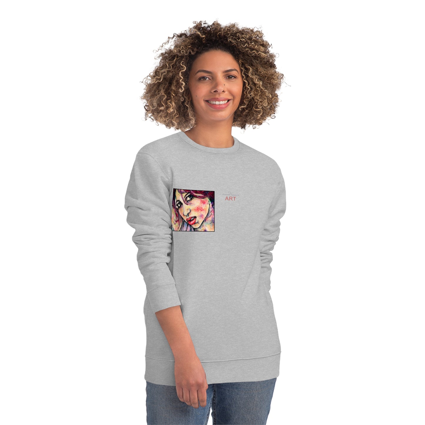 Unisex Changer Sweatshirt - Motiv: Front Nike, H12 cm (klein) & Rückseite Nike, H 43 cm