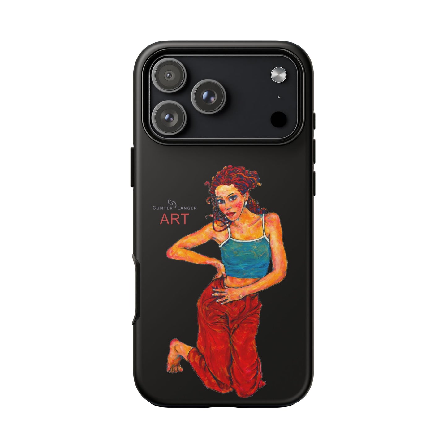 Tough Cases - iPhone - Motiv: Lea, Schwarz