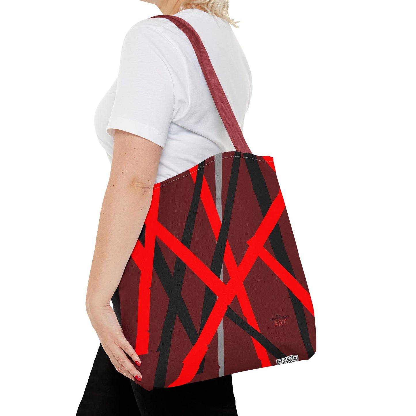 Tote Bag (AOP) - Motiv: Mikado, Rot