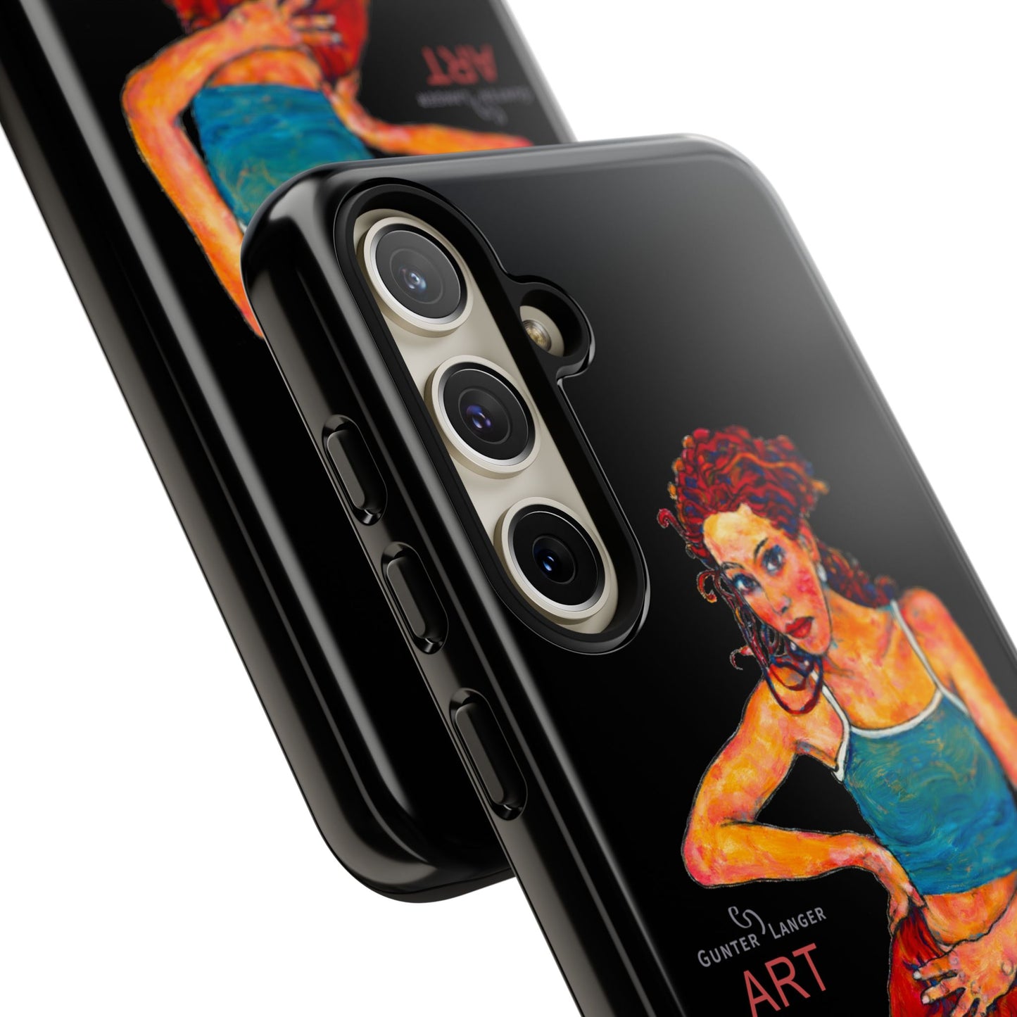 Tough Cases - Google Pixel - Samsung Galaxy - Motiv: Lea, Schwarz