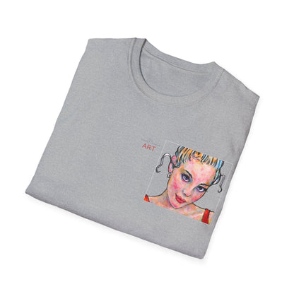 Unisex Softstyle T-Shirt - Motiv: Front Madeleine & Rückseite Madeleine