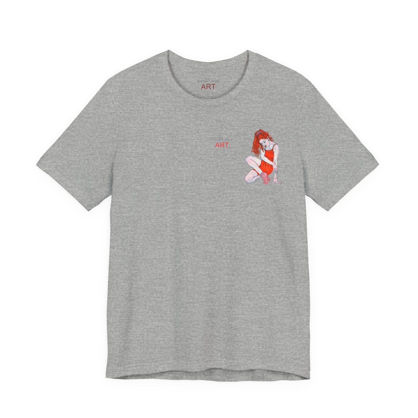 Unisex Jersey Short Sleeve Tee - Motiv: Front Julia, H12,5 cm
