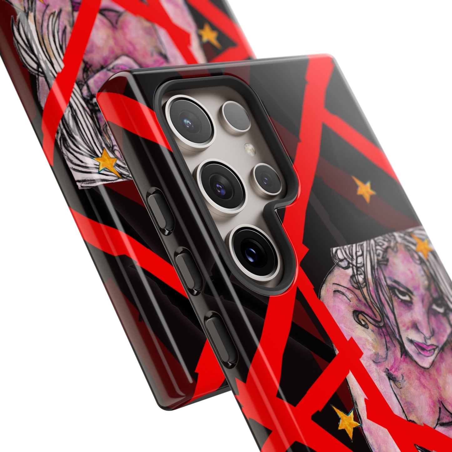 Tough Cases - Google Pixel - Samsung Galaxy - Motiv: Stella, Mikado