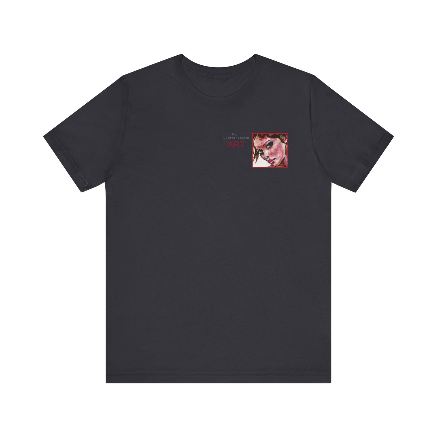 Copy of Unisex Jersey Short Sleeve Tee - Motiv: Annette, H 8 cm