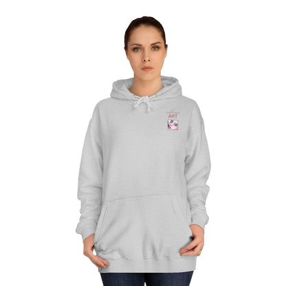 Unisex College Hoodie - Motiv: Front Annette (Ausschnitt) & Rückseite Annette