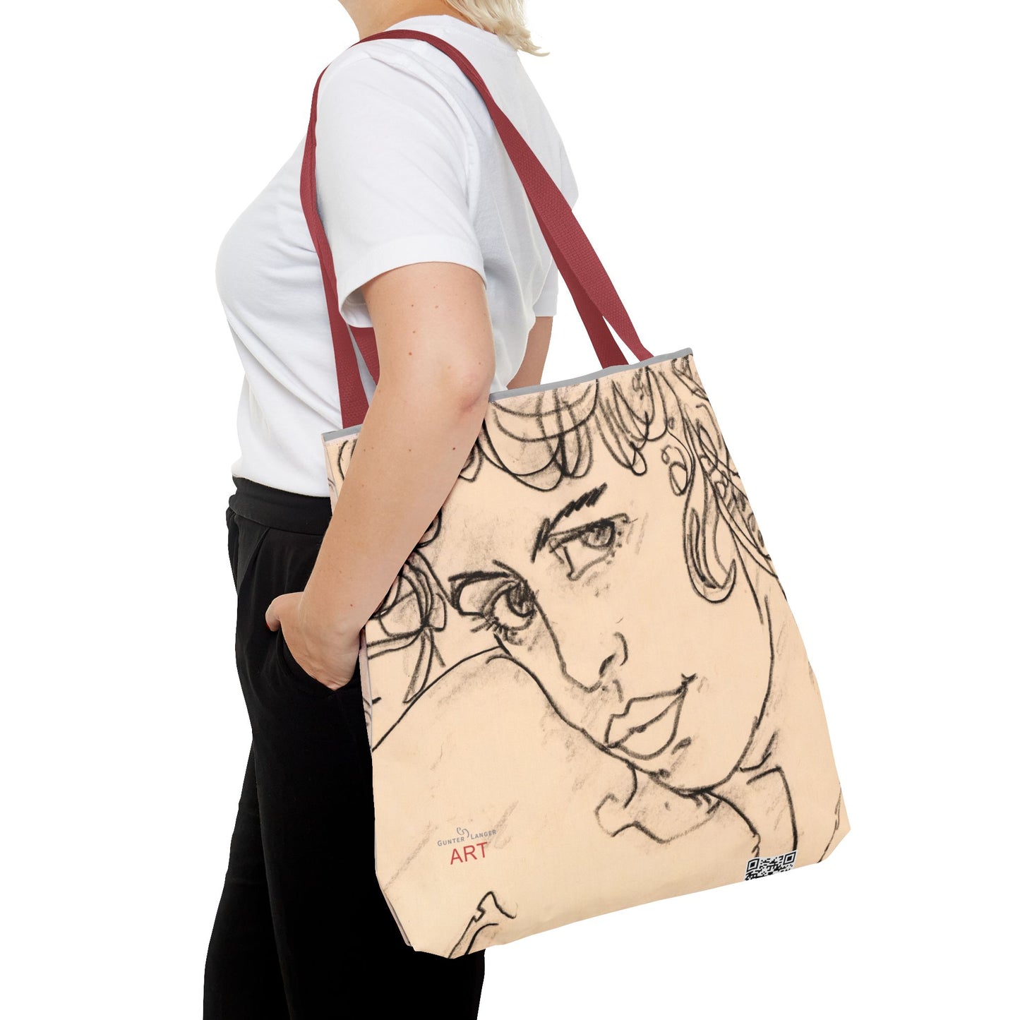 Tote Bag (AOP) - Motiv: Front Karla & Rückseite Lisa