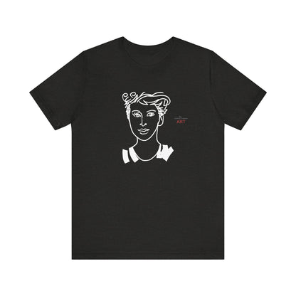 Unisex Jersey Short Sleeve Tee Shirt - Motiv: Front Lars,  H 24,5 cm