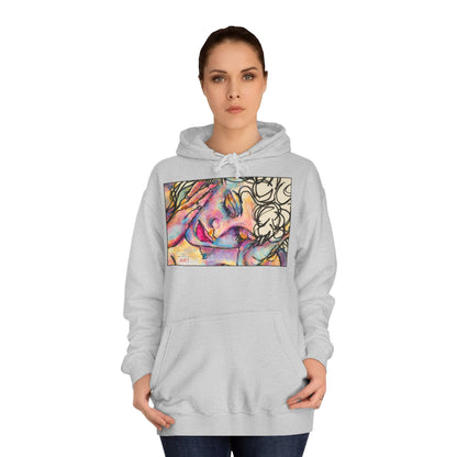 Unisex College Hoodie - Motiv: Front Mara, H 23,5 cm