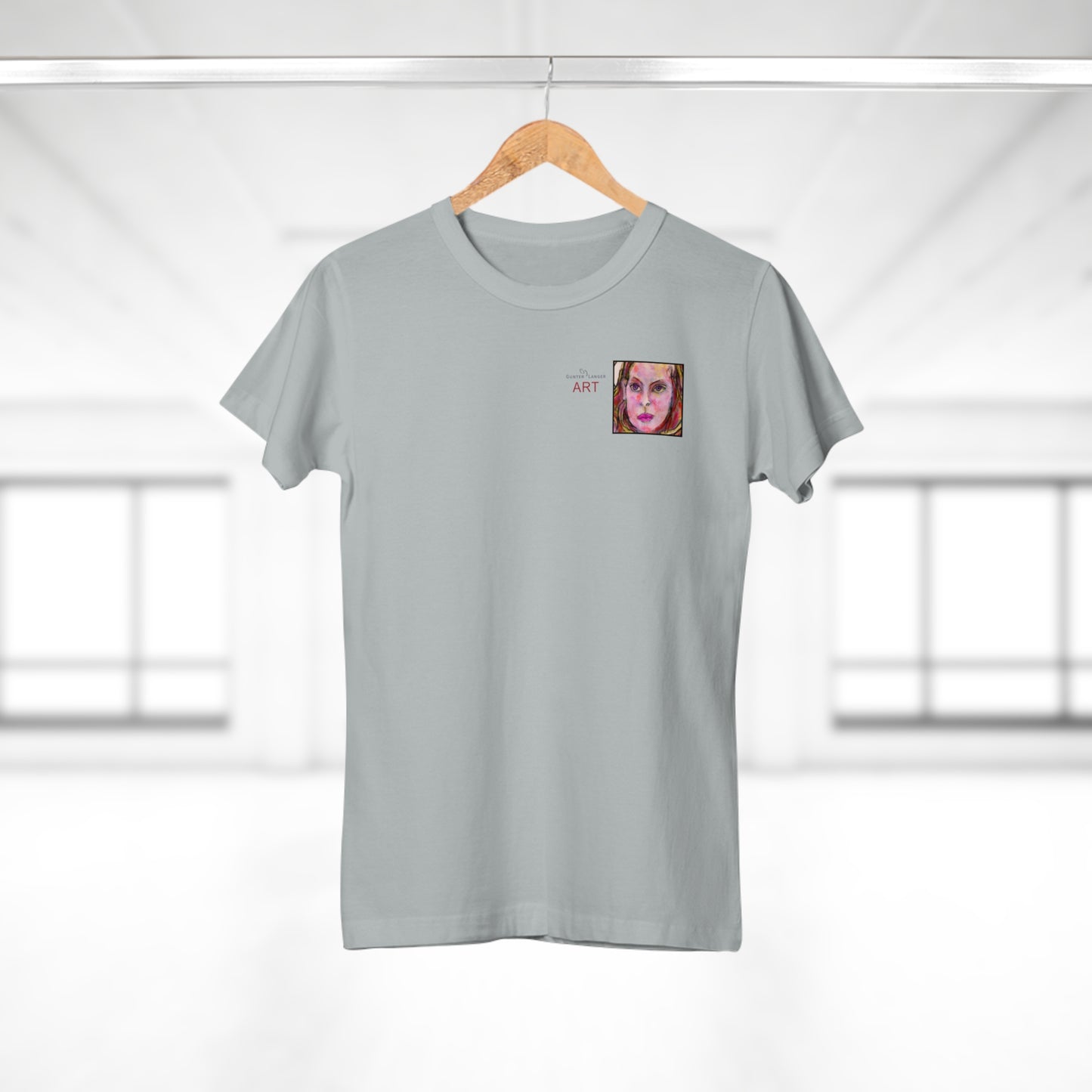 Single Jersey Women's T-shirt - Motiv: Johanna, H 7 cm