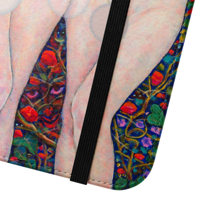 Flip Cases - Motiv: Waldnymphen, Schwarz, Seifenblasen