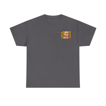 Unisex Heavy Cotton Tee - Motiv: Romina, H 7 cm