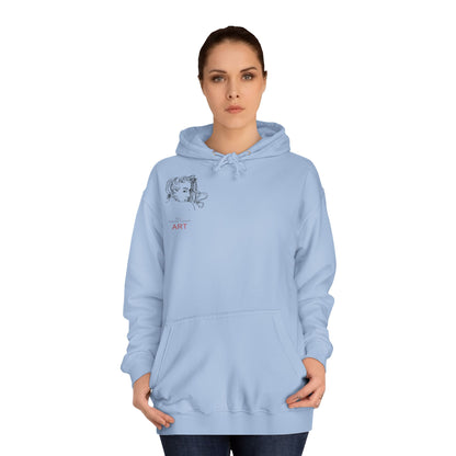 Unisex College Hoodie - Motiv Front Emilia (klein) & Rückseite Emilia