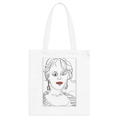 Tote Bag - Motiv: Kim, einseitig bedruckt, H 30,5 cm