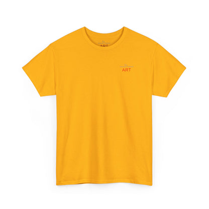 Unisex Heavy Cotton Tee - Motiv: Front Logo & Rückseite Lina, Neck Label