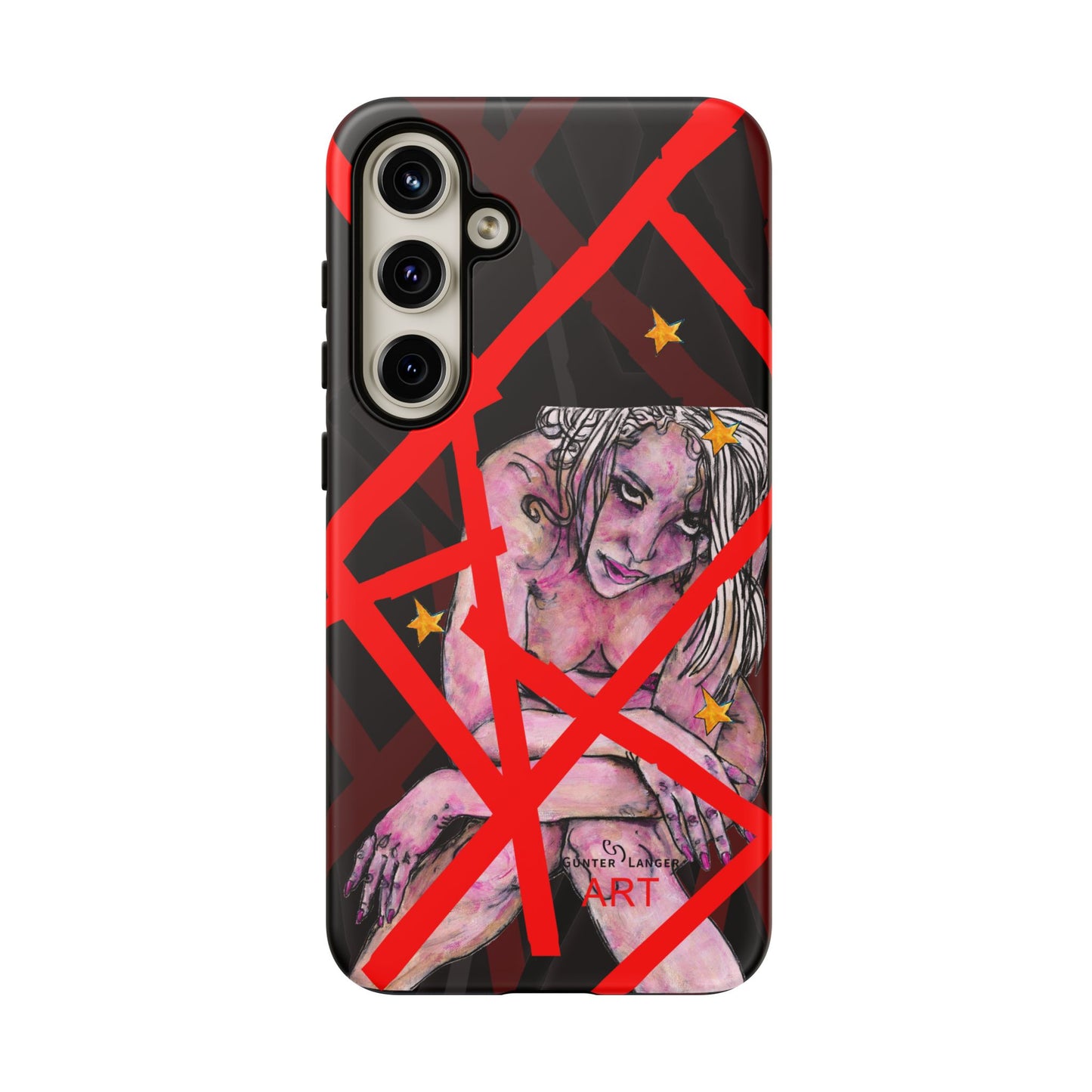 Tough Cases - Google Pixel - Samsung Galaxy - Motiv: Stella, Mikado