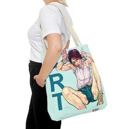 Tote Bag (AOP) - Motiv: Siegesgöttin, Flieder