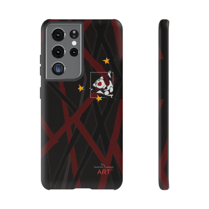 Tough Cases - Google Pixel - Samsung Galaxy - Motiv:  "Miau" klein H 8 cm, Sternenhimmel, Mikado3