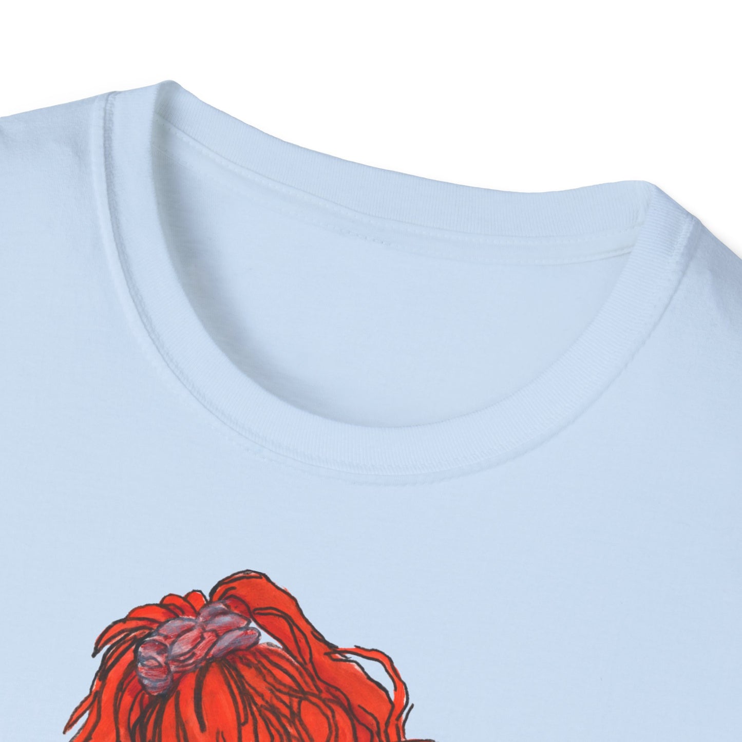 Unisex Softstyle T-Shirt - Motiv: Front Julia,  H 46 cm