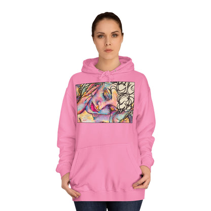 Unisex College Hoodie - Motiv: Front Mara, H 23,5 cm