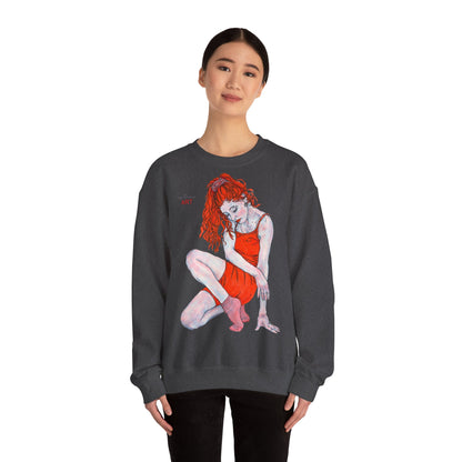 Unisex Heavy Blend™ Crewneck Sweatshirt - Motiv: Front Julia & Rückseite Julia