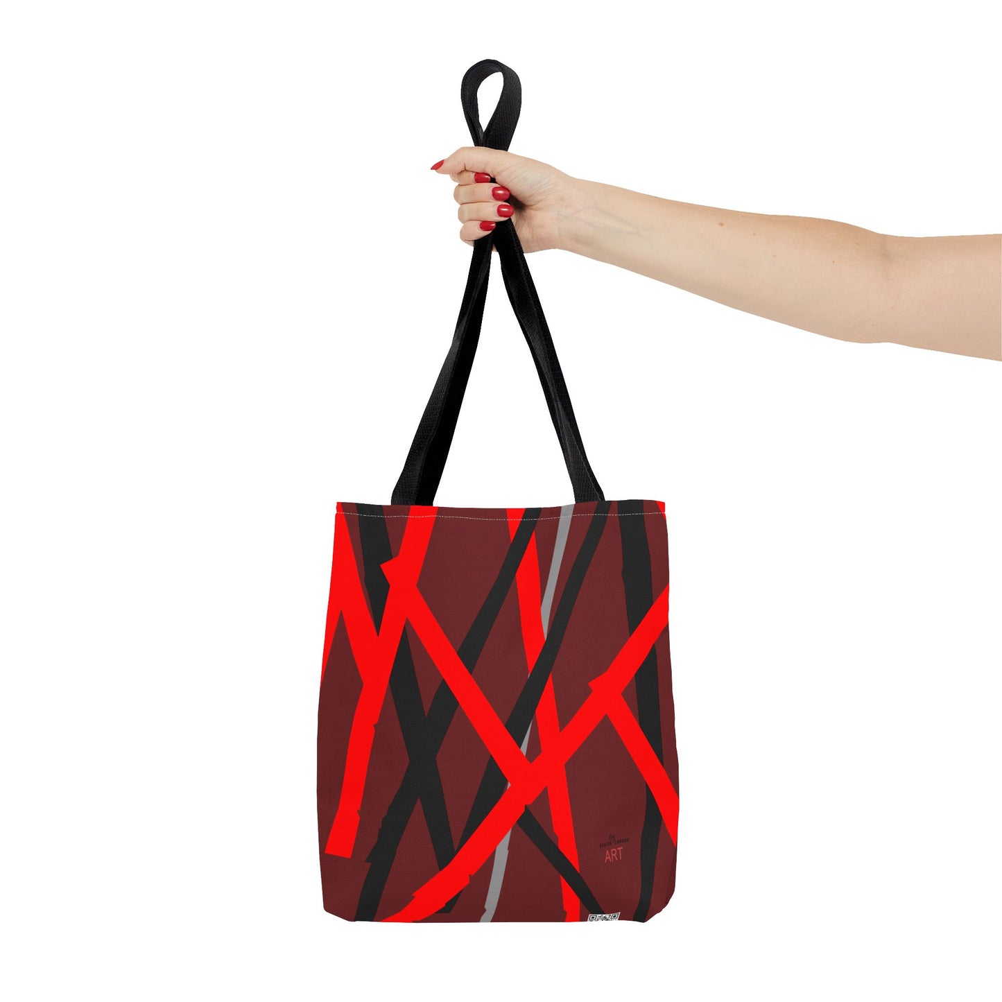 Tote Bag (AOP) - Motiv: Mikado, Rot