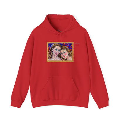 Unisex Heavy Blend™ Hooded Sweatshirt - Motiv: Front "Freundinnen" H 17,5 cm