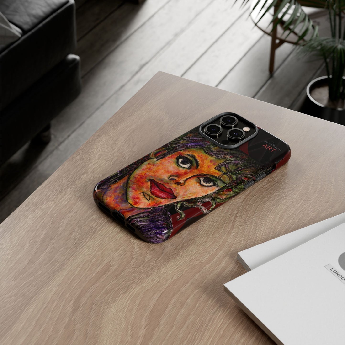Tough Cases - iPhone - Motiv: MJ, Schwarz