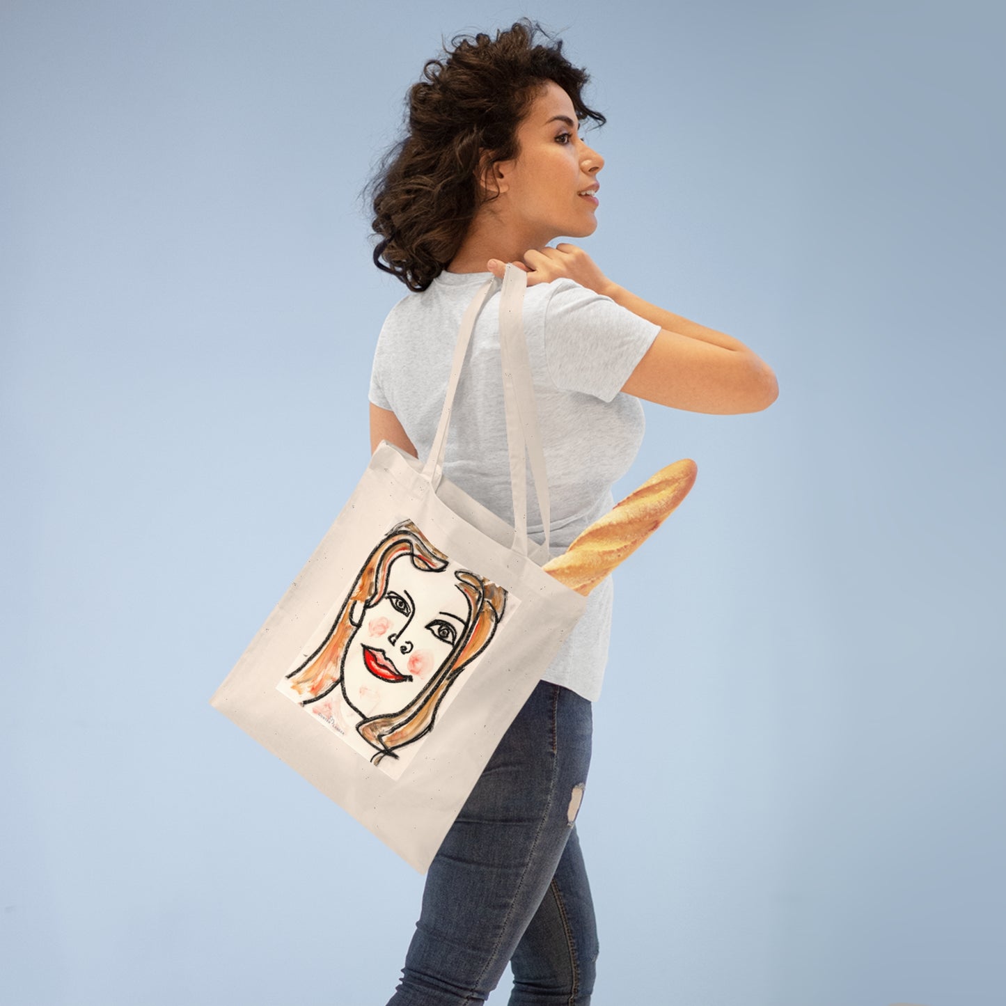 Tote Bag - Motiv: Hilda, einseitig bedruckt, H 30,5 cm