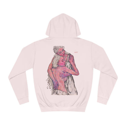 Unisex College Hoodie - Motiv: Front Zuflucht & Rückseite Zuflucht