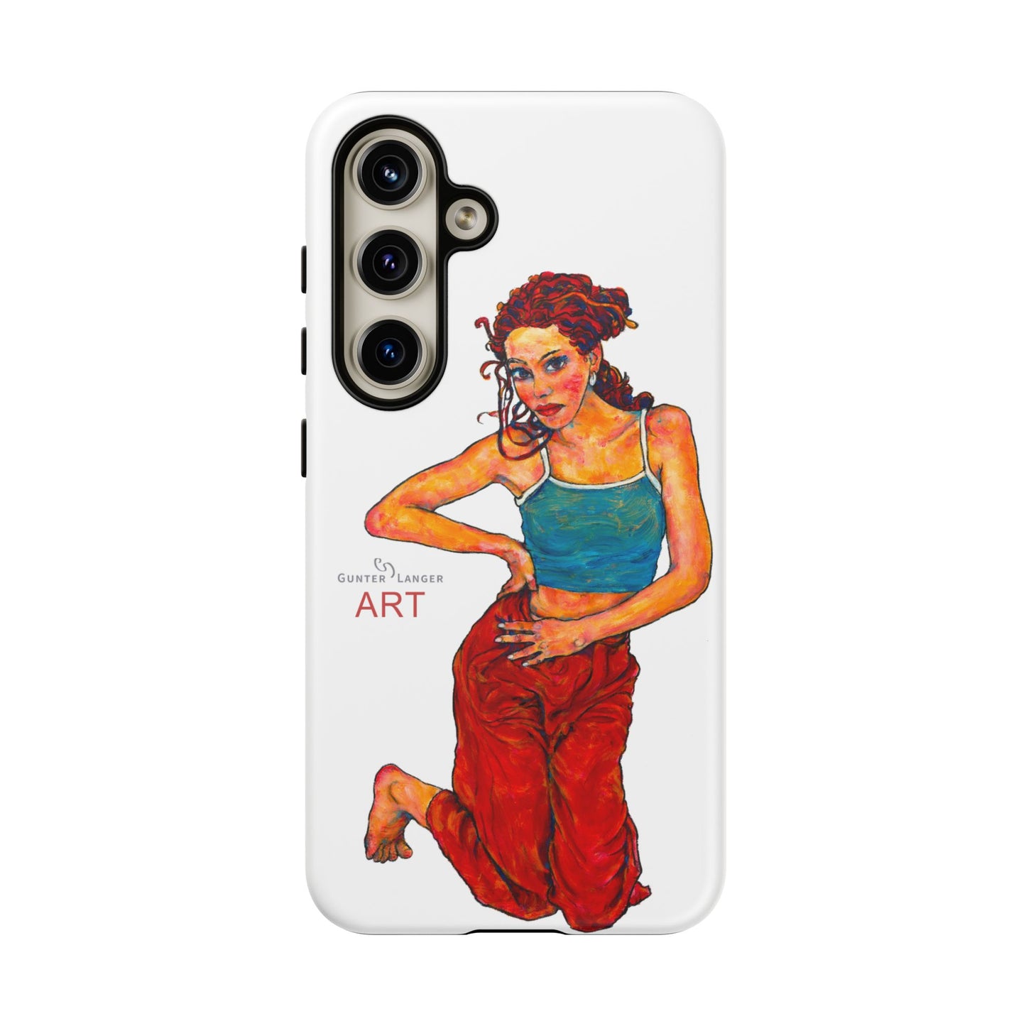 Tough Cases - Google Pixel - Samsung Galaxy - Motiv: Lea, Weiß