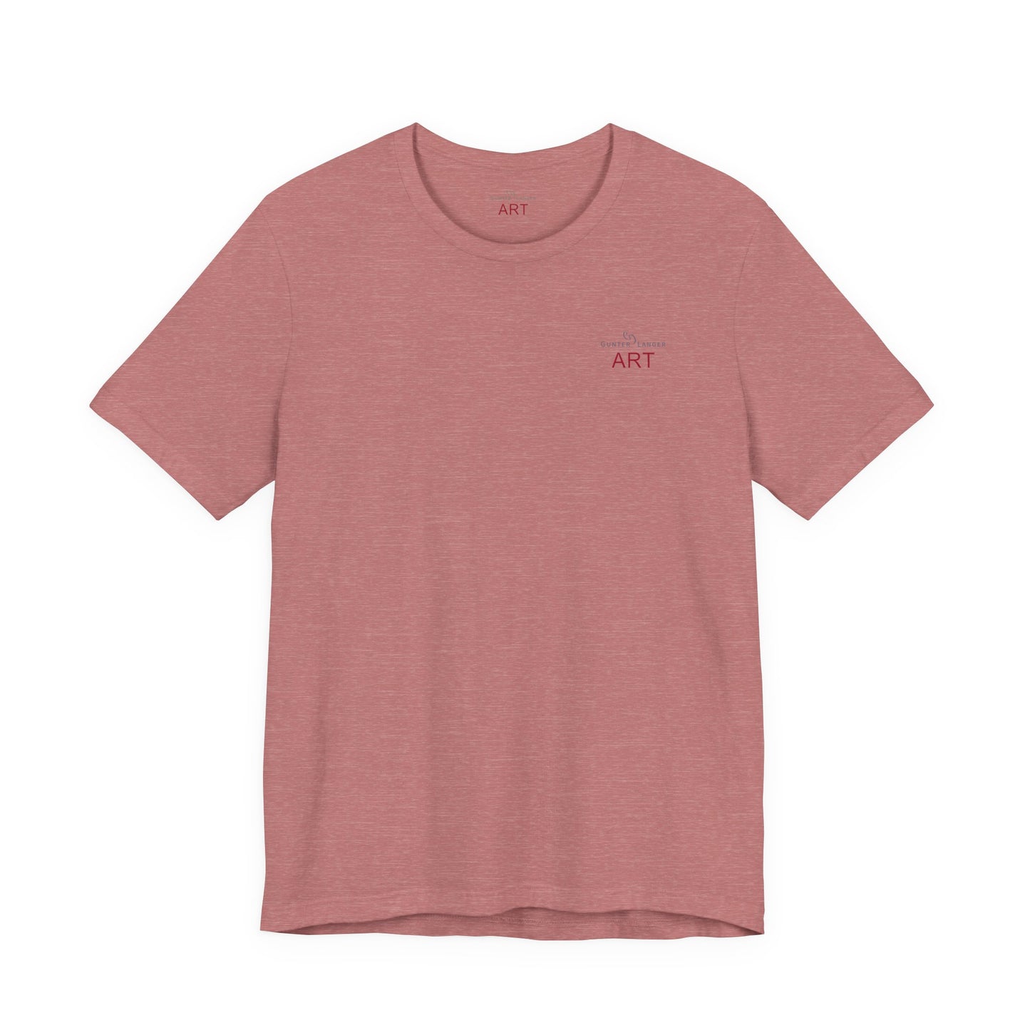 Unisex Jersey Short Sleeve Tee - Motiv: Front Logo & Rückseite Giselle H 48,42 cm, N-Label