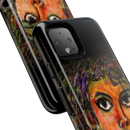 Tough Cases - Google Pixel - Samsung Galaxy - Motiv: MJ, Schwarz