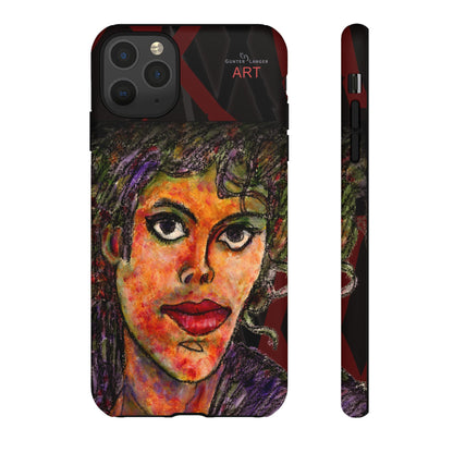 Tough Cases - iPhone - Motiv: MJ, Schwarz