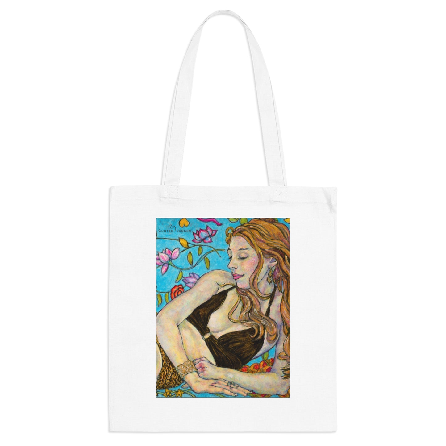 Tote Bag - Motiv: Ida (halb, Hochformat), einseitig bedruckt, H30,5 cm