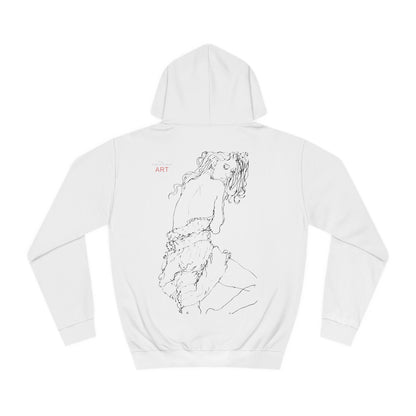 Unisex College Hoodie - Motiv: Rückseite Giselle