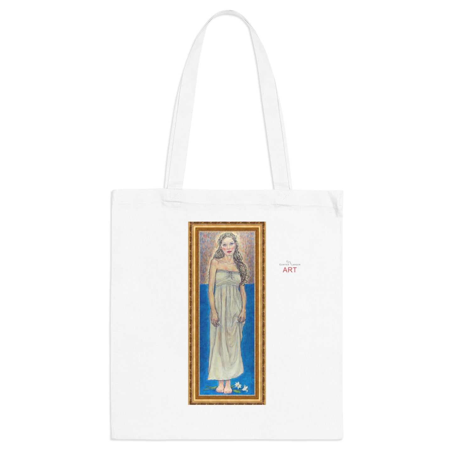 Tote Bag - Motiv: Marie (gerahmt), einseitig bedruckt, H 30,5 cm