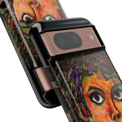 Tough Cases - Google Pixel - Samsung Galaxy - Motiv: MJ, Schwarz