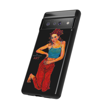 Tough Cases - Google Pixel - Samsung Galaxy - Motiv: Lea, Schwarz