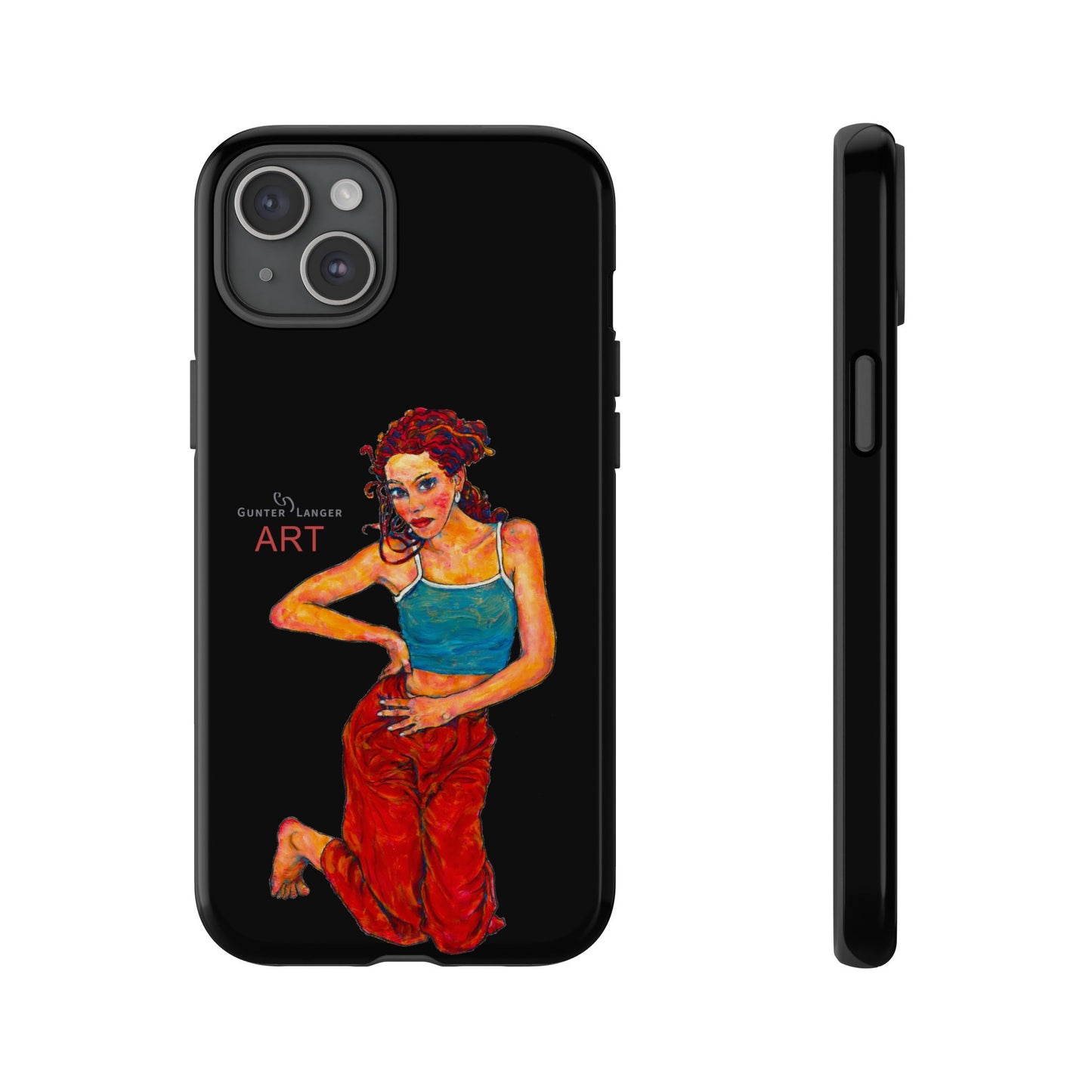 Tough Cases - iPhone - Motiv: Lea, Schwarz