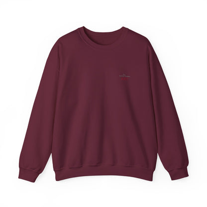 Unisex Heavy Blend™ Crewneck Sweatshirt - Motiv: Front Logo & Rückseite Pauline