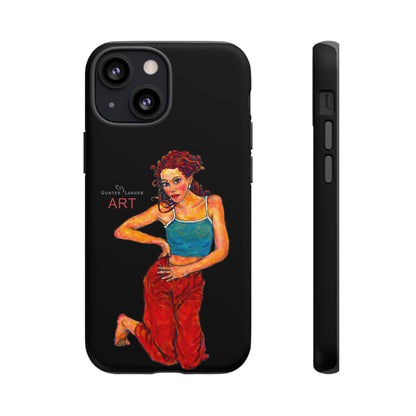 Tough Cases - iPhone - Motiv: Lea, Schwarz